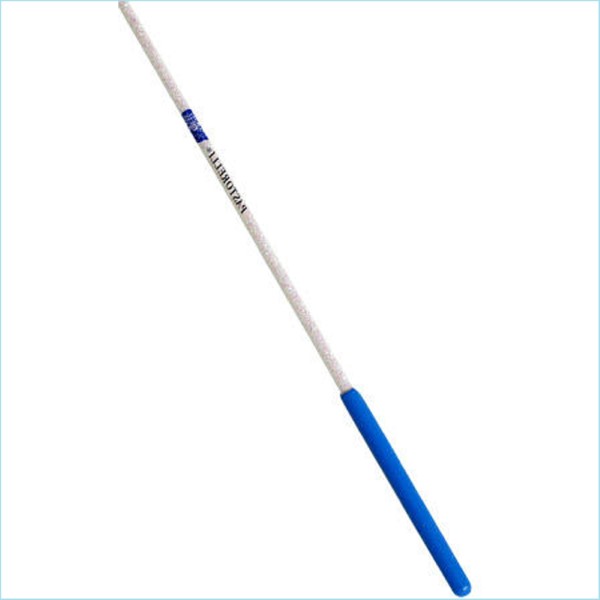 Stick 60cm Pastorelli col. Glitter White Grip Lt.Blue FIG Art. 00402